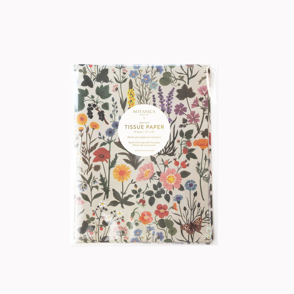 BOTANIST | Tissue Paper (10 sheets) – Botanica Paper Co.®