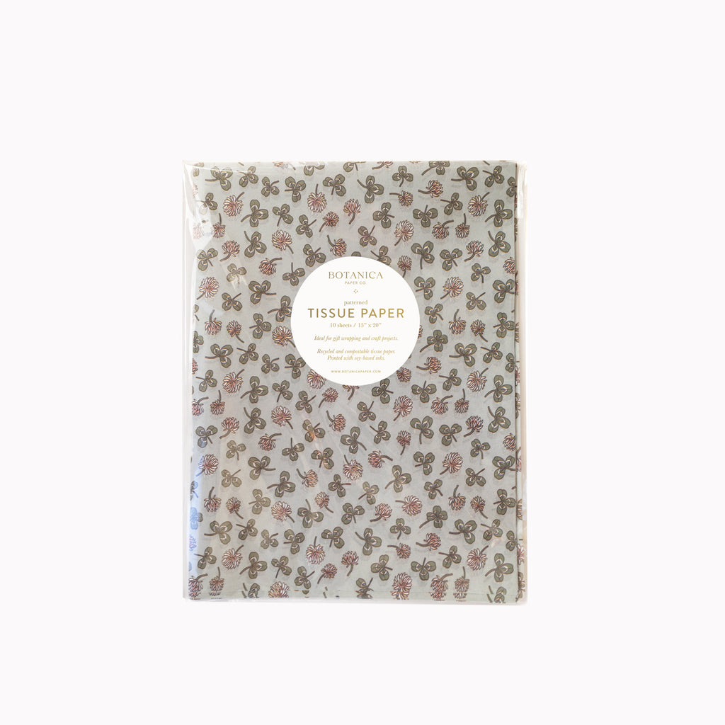 CLOVER | Tissue Paper (10 sheets) – Botanica Paper Co.®