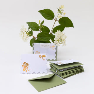 GOLD VIBURNUM | Mini Boxed Cards of 8 - Botanica Paper Co.®