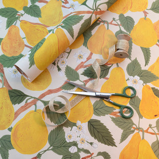 PEAR ORCHARD | Double Sided Wrapping Paper - Botanica Paper Co.®