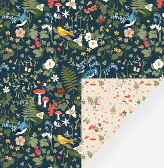 WOODLAND | Double Sided Wrapping Paper - Botanica Paper Co.®