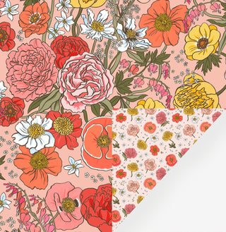 GARDEN FLORA | Double Sided Wrapping Paper - Botanica Paper Co.®