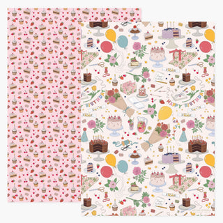 MAKE A WISH | Double Sided Wrapping Paper - Botanica Paper Co.®