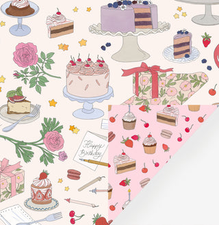 MAKE A WISH | Double Sided Wrapping Paper - Botanica Paper Co.®