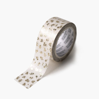 PETITE GOLD FLORA | Washi Tape - Botanica Paper Co.®