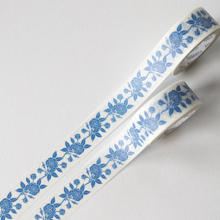 BLUE ROSES | Washi Tape - Botanica Paper Co.®