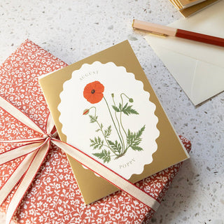 BIRTH MONTH FLOWER | AUGUST | greeting card - Botanica Paper Co.®