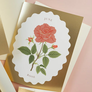 BIRTH MONTH FLOWER | JUNE | greeting card - Botanica Paper Co.®