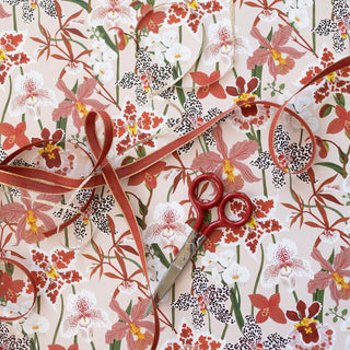 DRITTOFILO COTTON RIBBON | brick & gold - Botanica Paper Co.®