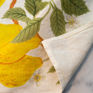 PEAR ORCHARD | 100% LINEN TEA TOWEL - Botanica Paper Co.®