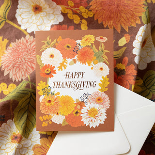 FALL FLORALS THANKSGIVING | Greeting Card - Botanica Paper Co.®