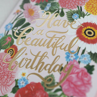 BEAUTIFUL BIRTHDAY Card - Botanica Paper Co.®