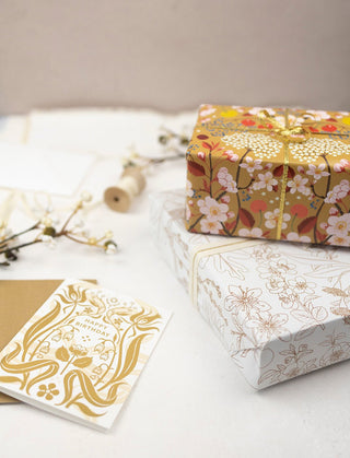 METALLIC BRAIDED RIBBON | gold - Botanica Paper Co.®