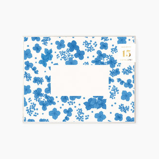 HYDRANGEA Envelopes | Boxed set of 15 - Botanica Paper Co.®