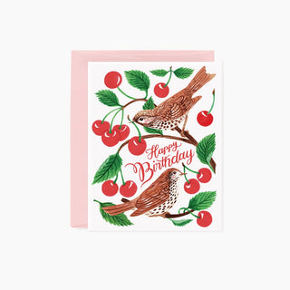 CHERRY THIEVES Birthday Card - Botanica Paper Co.®