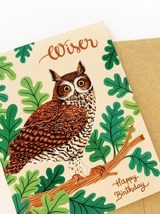 OWL Birthday Card - Botanica Paper Co.®