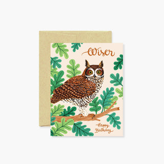 OWL Birthday Card - Botanica Paper Co.®