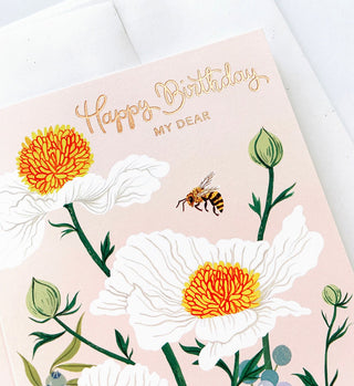MATILIJA POPPY Birthday Card - Botanica Paper Co.®