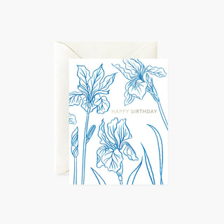 IRIS | Birthday Card - Botanica Paper Co.®