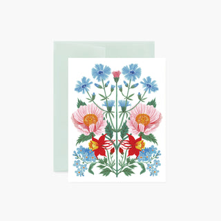 BLUE FLORA | Greeting Card - Botanica Paper Co.®