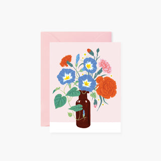 MORNING GLORY VASE | Greeting Card - Botanica Paper Co.®