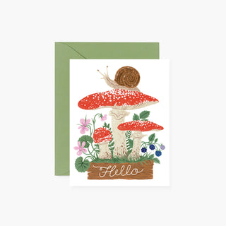 HELLO SNAIL | Greeting Card - Botanica Paper Co.®