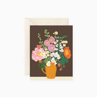 CLAY FLORAL VASE | greeting card - Botanica Paper Co.®