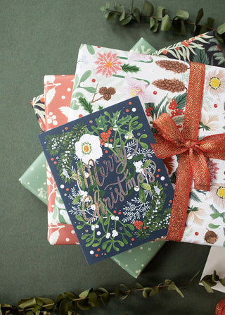 Christmas Wreath Card - Botanica Paper Co.®