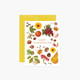 HAPPY THANKSGIVING | Greeting Card - Botanica Paper Co.®