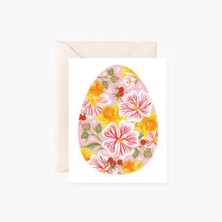 BLUSH EASTER EGG | greeting card - Botanica Paper Co.®