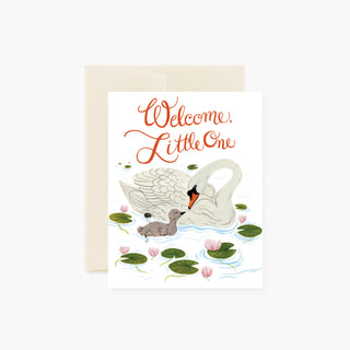 Welcome Little One | Swans - Botanica Paper Co.®