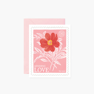 SENDING LOVE Card - Botanica Paper Co.®