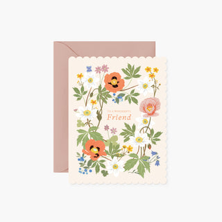 WONDERFUL FRIEND | Greeting Card - Botanica Paper Co.®