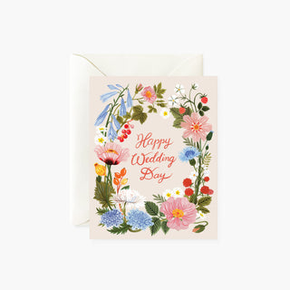 FLORAL Happy Wedding Day - Botanica Paper Co.®