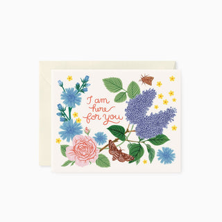 I AM HERE FOR YOU | Greeting Card - Botanica Paper Co.®