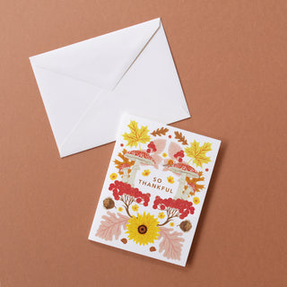 SO THANKFUL Card - Botanica Paper Co.®