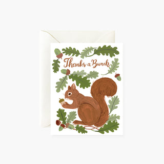 SQUIRREL Thank You Card - Botanica Paper Co.®