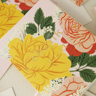 GARDEN ROSES | thank you card - Botanica Paper Co.®