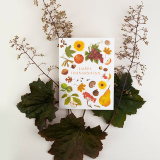 HAPPY THANKSGIVING | Greeting Card - Botanica Paper Co.®