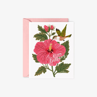 HUMMINGBIRD Birthday Card - Botanica Paper Co.®