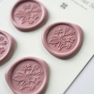 WILD BERRY | Self - Adhesive Wax Seal Set - Botanica Paper Co.®