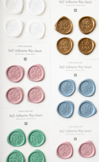FOLK MOTIF | Self - Adhesive Wax Seal Set - Botanica Paper Co.®