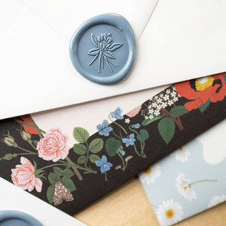 COLUMBINE | Self - Adhesive Wax Seal Set - Botanica Paper Co.®