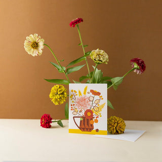 FALL VASE | Greeting Card - Botanica Paper Co.®
