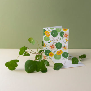 NASTURTIUM Thank You Card - Botanica Paper Co.®