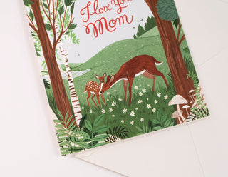 Deer, I Love You Mom card - Botanica Paper Co.®