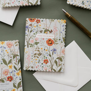 WILD FLOWERS | Thank You Card - Botanica Paper Co.®