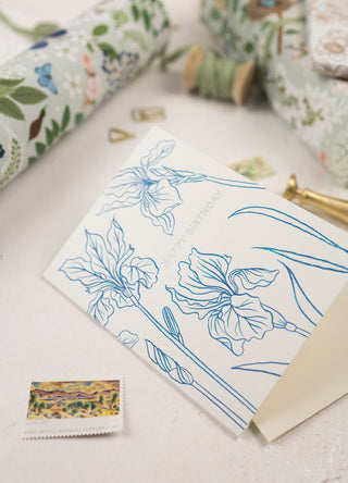 IRIS | Birthday Card - Botanica Paper Co.®