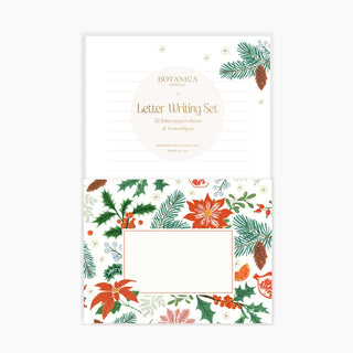 CHRISTMAS FLORA | Letter Writing Set - Botanica Paper Co.®