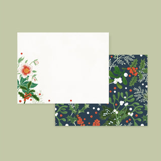 CHRISTMAS ROSE Notecards | Set of 4 - Botanica Paper Co.®